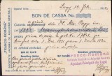 A1458 Bon de cassa, 1932, cu antet Societatea de asigurări generale Franco-Rom&acirc;nă, Lugoj