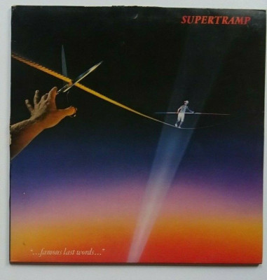 LP Supertramp - &amp;quot;...Famous Last Words...&amp;quot; foto