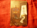 Felicitare - Pictura de A.Friebus - Interior- circulat Sibiu- Galati 1922