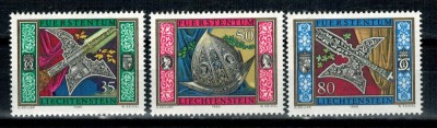 Liechtenstein 1985 - Arme, armuri, serie neuzata foto
