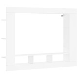 Cumpara ieftin Comoda TV, alb, 152x22x113 cm, lemn prelucrat