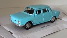 Macheta Skoda 100 bleu - Welly 1/36
