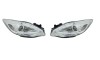 Set faruri tuning MAZDA 3 (BL), 10.2011-09.2013, H11+WY21W; crom, transparent; TUNING; halogen,