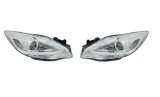 Set faruri tuning MAZDA 3 (BL), 10.2011-09.2013, H11+WY21W; crom, transparent; TUNING; halogen,
