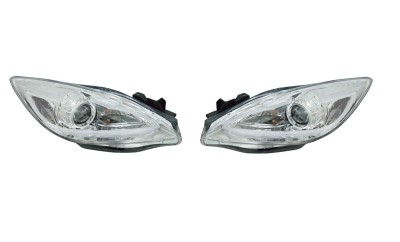 Set faruri tuning MAZDA 3 (BL), 10.2011-09.2013, H11+WY21W; crom, transparent; TUNING; halogen, foto