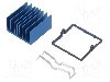 Radiator extrudat, aluminiu, 31mm x 31mm, albastra, Advanced Thermal Solutions - ATS-X53310P-C1-R0