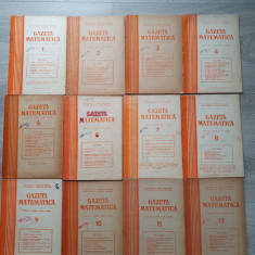 GAZETA MATEMATICA 1977 (12 volume - complet)