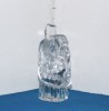 Sculptura cristal masiv (full lead 24% PbO) suflata manual in mulaj - grup statuar Familia - design Uno Westerberg, Pukeberg Suedia