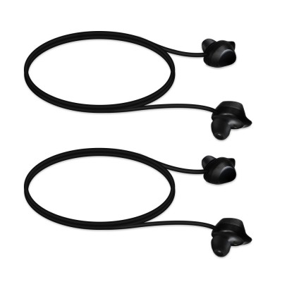 Set 2 Curele pentru casti Samsung Galaxy Buds/Galaxy Buds Plus, Kwmobile, Negru, Silicon, 53474.01 foto