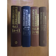 Bibliografia romaneasca moderna (4 volume)