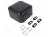 Carcasa policarbonat, 120mmx120mmx70mm, IP68, HAMMOND - 1557DA2BK