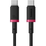 CABLU alimentare si date Baseus Dura, Fast Charging Data Cable pt. smartphone, USB Type-C la USB Type-C 100W, braided, 1m, rosu + negru &quot;P10377803U01-