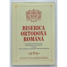 BISERICA ORTODOXA ROMANA , BULETINUL OIFCIAL AL PATRIARHIEI ROMANE , NR. 9-12 , 2007