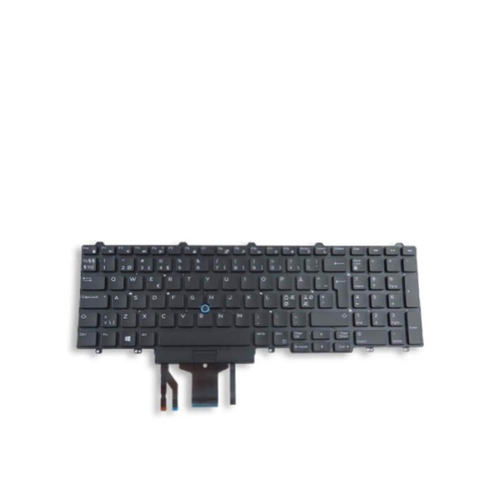 Tastatura Dell Latitude E5550/E5570/5580/5590, Layout: QWERTY DK, 0174P0