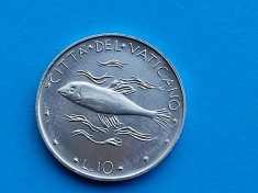 10 Lire 1973 Vatican-UNC-RAR foto