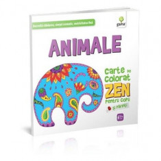 Animale. Carte de colorat ZEN - Paperback - *** - Gama