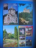 HOPCT LOT 3543- 4 CARTI POSTALE-BRAN -JUD-BRASOV-NECIRCULATE, Necirculata, Printata