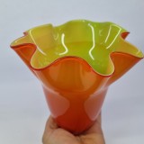 Vaza sticla murano tip &quot;Batista&quot; veche, vintage