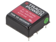 Convertor DC/DC 10W TRACO POWER 18-75VDC la 24VDC și -24VDC