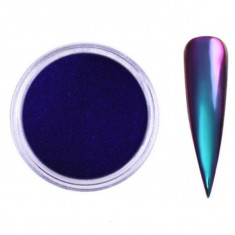 Pudră colorată oglindă - BLUE, 0,2g