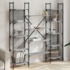 VidaXL Bibliotecă, gri sonoma, 155,5x24x166,5 cm, lemn prelucrat 838861