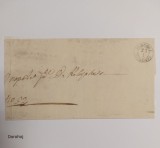 Romania 1860/70 - Scrisoare circulata DOROHOI