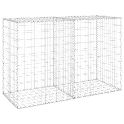 Perete gabion cu capace, 150 x 60 x 100 cm, otel galvanizat foto