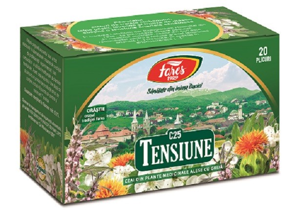 Ceai tensiune (hipertensiune) 20dz fares