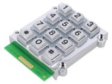Tastatură Metalică 12 Butoane Rezistentă la Apă