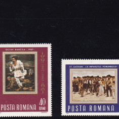 ROMANIA 1967 LP 648 - 60 ANI RASCOALA TARANILOR SERIE MNH