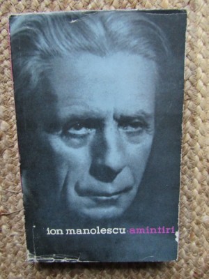 ION MANOLESCU- AMINTIRI foto