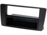 Rama Radio 1 DIN Skoda Octavia 2 (2004-2007) cu Buzunar, Negru, Adaptor Auto