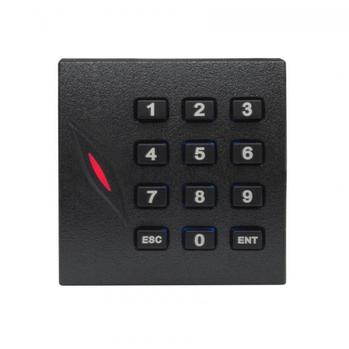 Cititor de proximitate rfid (em 125khz) cu tastatura pentru centrale de control acces alimentare: 12vcc Cititor de proximitate rfid (em 125khz) cu tastatura pentru centrale de control acces alimentare: 12vcc