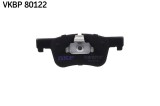 SKF VKBP 80122 set placute frana,frana disc