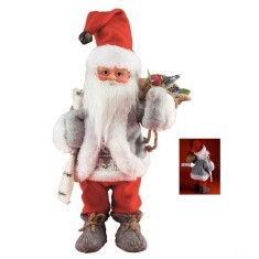 Figurina Mos Craciun ce danseaza si canta, inaltime 30 cm