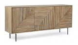 Cumpara ieftin Comoda lemn mango maro 3 usi Darsey 184x45x83.4 cm