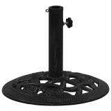 Cumpara ieftin Suport de umbrela, negru, 40x40x32 cm, fonta