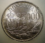 R.120 ROMANIA MIHAI I 25000 LEI 1946 XF/AUNC EROARE RARA 4