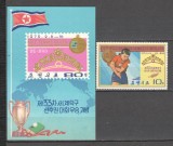 Coreea de Nord.1975 C.M. de tenis de masa femei Calcutta SC.127