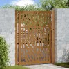VidaXL Poartă de grădină Design cu urme oțel rezistent la intemperii