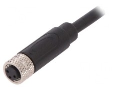 Conector M8 Mamă 3P Drept cu Cablu IP67