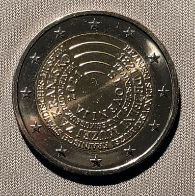 2 euro Slovenia - 2021 - comemorative foto