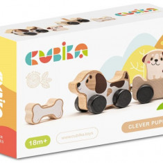 Jucarie din lemn - Clever Puppies | Cubika