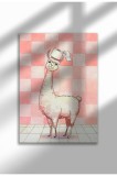 BB-10|Imprimeu pe p&acirc;nză amuzant cu tematică de baie &ndash; Poster amuzant cu animale, artă murală pentru toaletă, decor digital fantezist | A4 (21 x 29.7 c