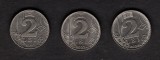 Moldova - set de 3 monede 2 lei 2020, 2022, 2024 XF