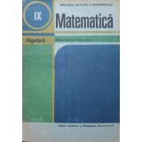 MATEMATICA, ALGEBRA. MANUAL PENTRU CLASA A IX-A-C. NASTASESCU, C. NITA, GH. RIZESCU-346460