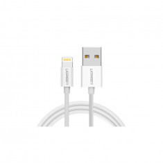 Cablu de sincronizare si incarcare Lightning USB de inalta calitate pentru iphone, ipad, itouch US155-Lungime 0.5 Metri-Culoare Alb