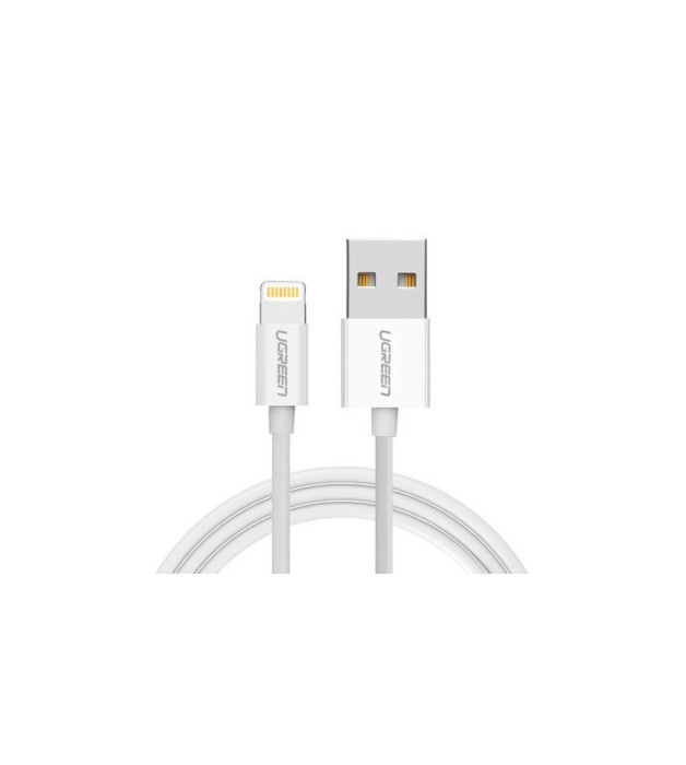 Cablu de sincronizare si incarcare Lightning USB de inalta calitate pentru iphone, ipad, itouch US155-Lungime 0.5 Metri-Culoare Alb