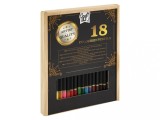 Set 18 Creioane Colorate Craft ID, Cutie Lemn, Profesionale, pentru Desen si Schite, Artisti, Copii 8+