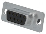 Conector D-Sub 9 PIN Mamă cu Șuruburi 7.5A 300VAC